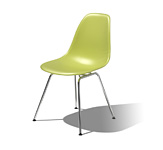 Eames Molded Plastic Side Chair by Herman Miller