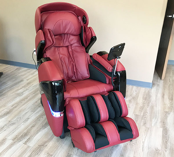 Osaki OS-3D Pro Cyber Massage Chair Recliner in Red