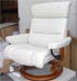 Stressless Paloma Light Grey Leather Chair