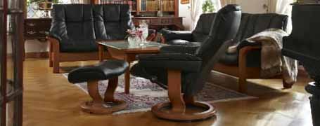stressless buckingham high back leather ergonomic sofa couch by
