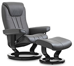 Stressless Bliss Recliner Chair and Ottoman