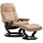 Stressless Garda Classic Hourglass Wood Base